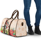 Merry Christmas Aussie Aboriginal Travel Bag Rosebreasted Cockatoo Pastel - Aussie Hoodie