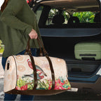 Merry Christmas Aussie Aboriginal Travel Bag Rosebreasted Cockatoo Pastel - Aussie Hoodie