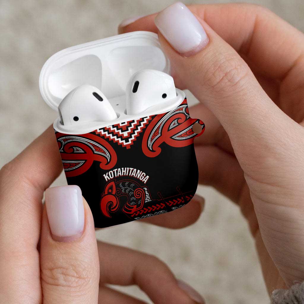 Maori Waitangi AirPods Case Kotahitanga Poutama Mix Whakairo - Aussie Hoodie