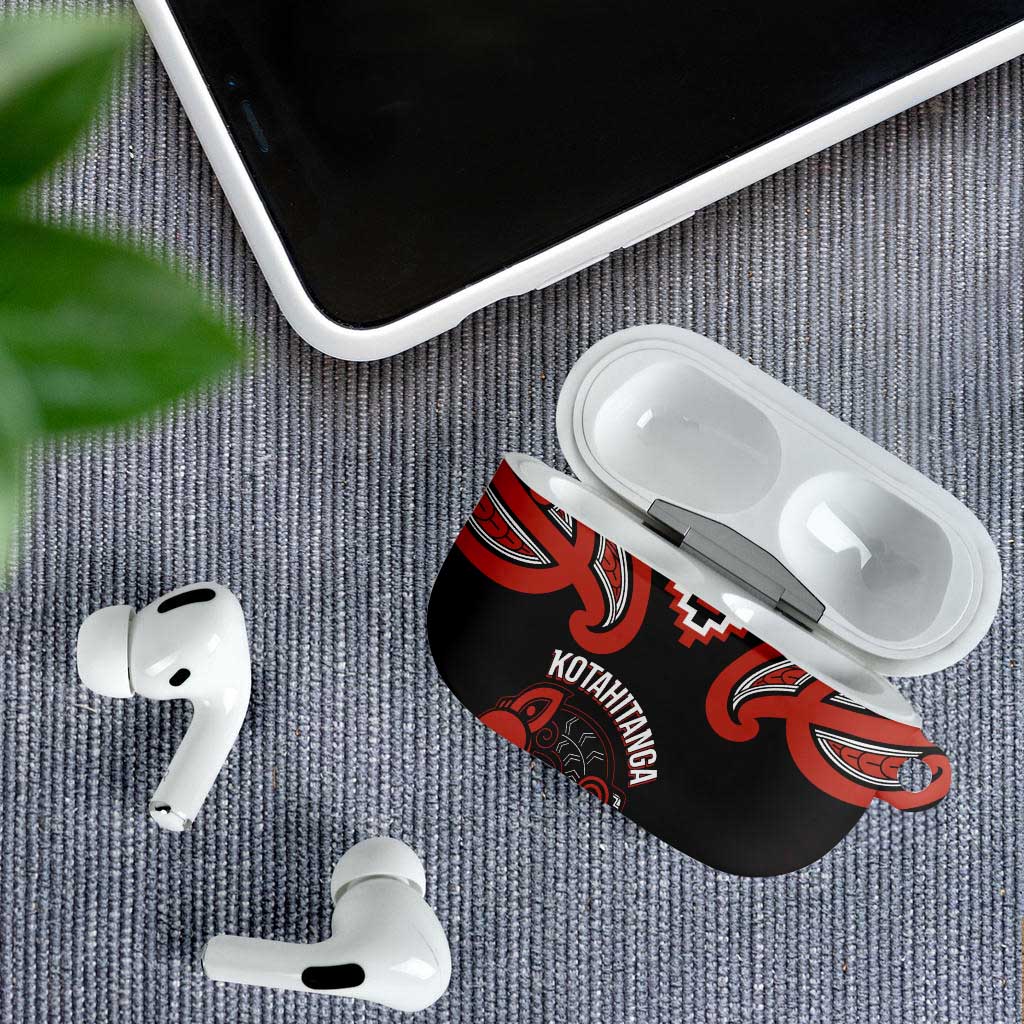 Maori Waitangi AirPods Case Kotahitanga Poutama Mix Whakairo - Aussie Hoodie