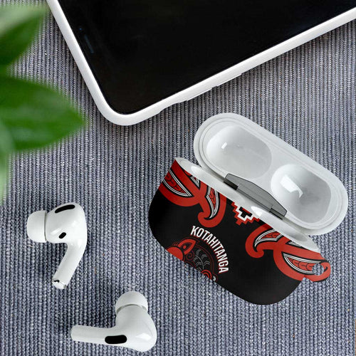 Maori Waitangi AirPods Case Kotahitanga Poutama Mix Whakairo - Aussie Hoodie