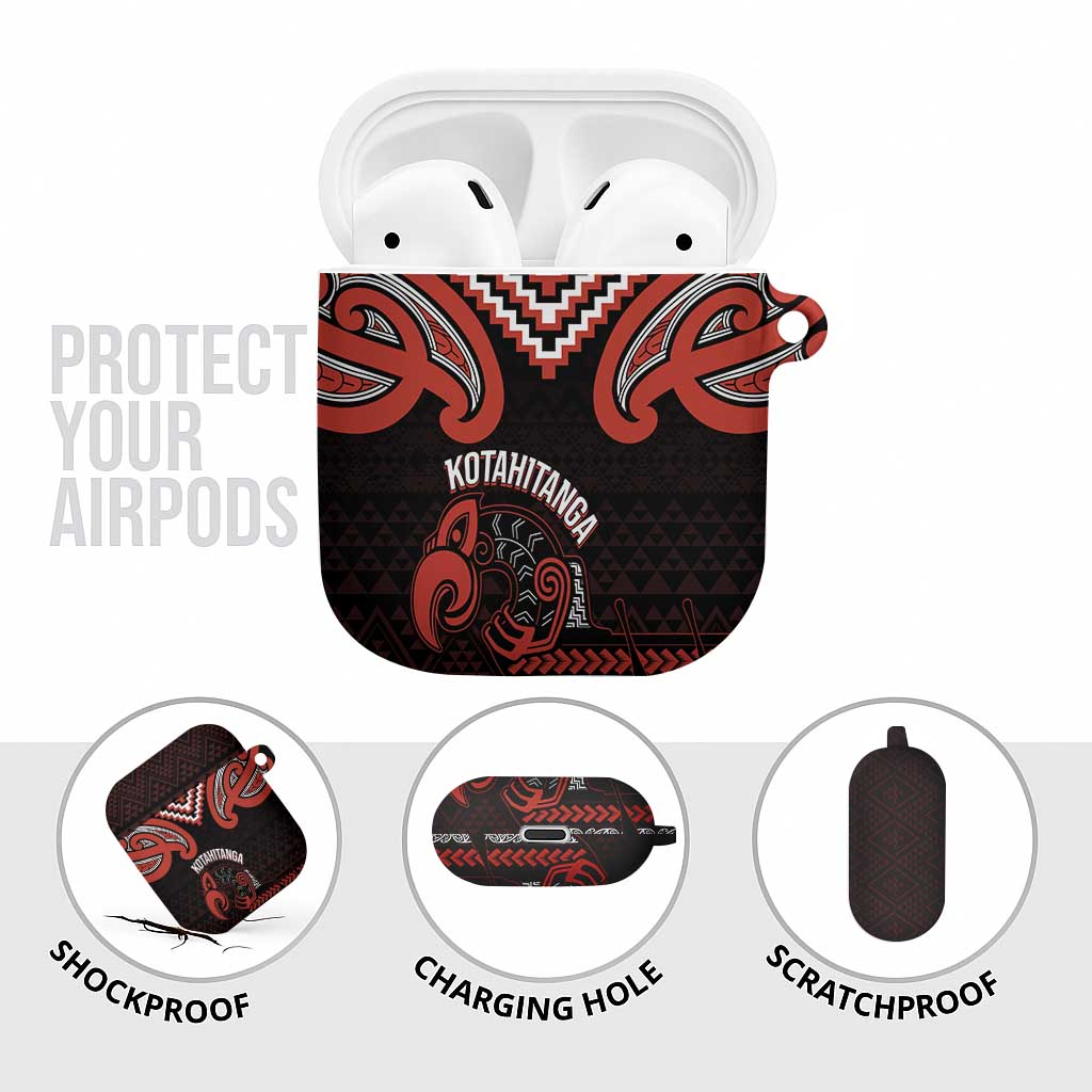 Maori Waitangi AirPods Case Kotahitanga Poutama Mix Whakairo - Aussie Hoodie