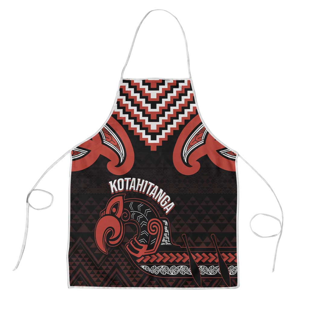 Maori Waitangi Apron Kotahitanga Poutama Mix Whakairo - Aussie Hoodie