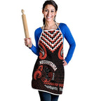 Maori Waitangi Apron Kotahitanga Poutama Mix Whakairo - Aussie Hoodie