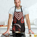 Maori Waitangi Apron Kotahitanga Poutama Mix Whakairo - Aussie Hoodie