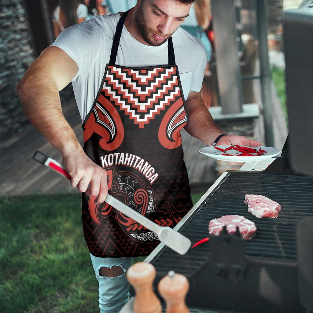 Maori Waitangi Apron Kotahitanga Poutama Mix Whakairo - Aussie Hoodie