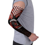 Maori Waitangi Arm Sleeves Kotahitanga Poutama Mix Whakairo - Aussie Hoodie