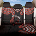 Maori Waitangi Back Car Seat Cover Kotahitanga Poutama Mix Whakairo - Aussie Hoodie