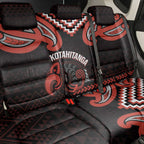 Maori Waitangi Back Car Seat Cover Kotahitanga Poutama Mix Whakairo - Aussie Hoodie