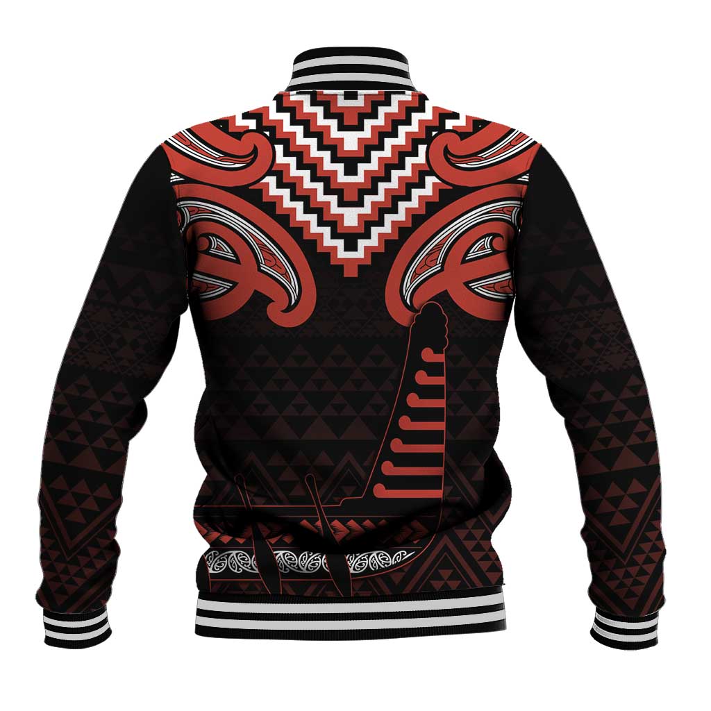 Maori Waitangi Baseball Jacket Kotahitanga Poutama Mix Whakairo - Aussie Hoodie