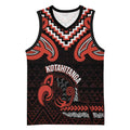 Maori Waitangi Basketball Jersey Kotahitanga Poutama Mix Whakairo - Aussie Hoodie