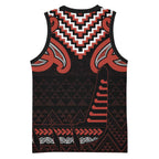 Maori Waitangi Basketball Jersey Kotahitanga Poutama Mix Whakairo - Aussie Hoodie