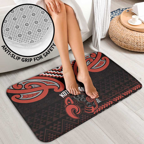 Maori Waitangi Bathroom Set Kotahitanga Poutama Mix Whakairo - Aussie Hoodie