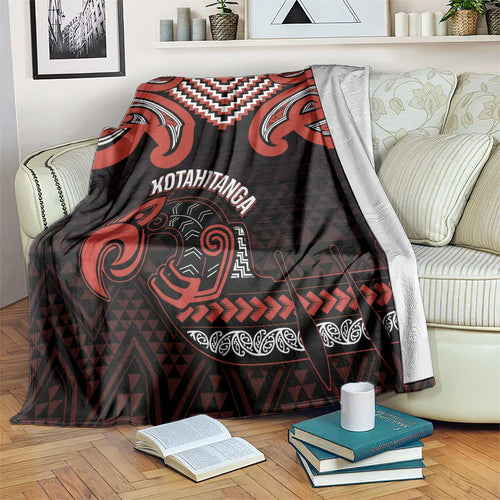 Maori Waitangi Blanket Kotahitanga Poutama Mix Whakairo - Aussie Hoodie