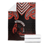 Maori Waitangi Blanket Kotahitanga Poutama Mix Whakairo - Aussie Hoodie