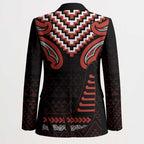 Maori Waitangi Blazer Kotahitanga Poutama Mix Whakairo - Aussie Hoodie