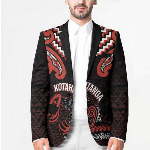 Maori Waitangi Blazer Kotahitanga Poutama Mix Whakairo - Aussie Hoodie