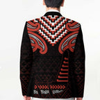 Maori Waitangi Blazer Kotahitanga Poutama Mix Whakairo - Aussie Hoodie