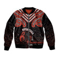 Maori Waitangi Bomber Jacket Kotahitanga Poutama Mix Whakairo - Aussie Hoodie