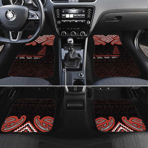 Maori Waitangi Car Mats Kotahitanga Poutama Mix Whakairo - Aussie Hoodie