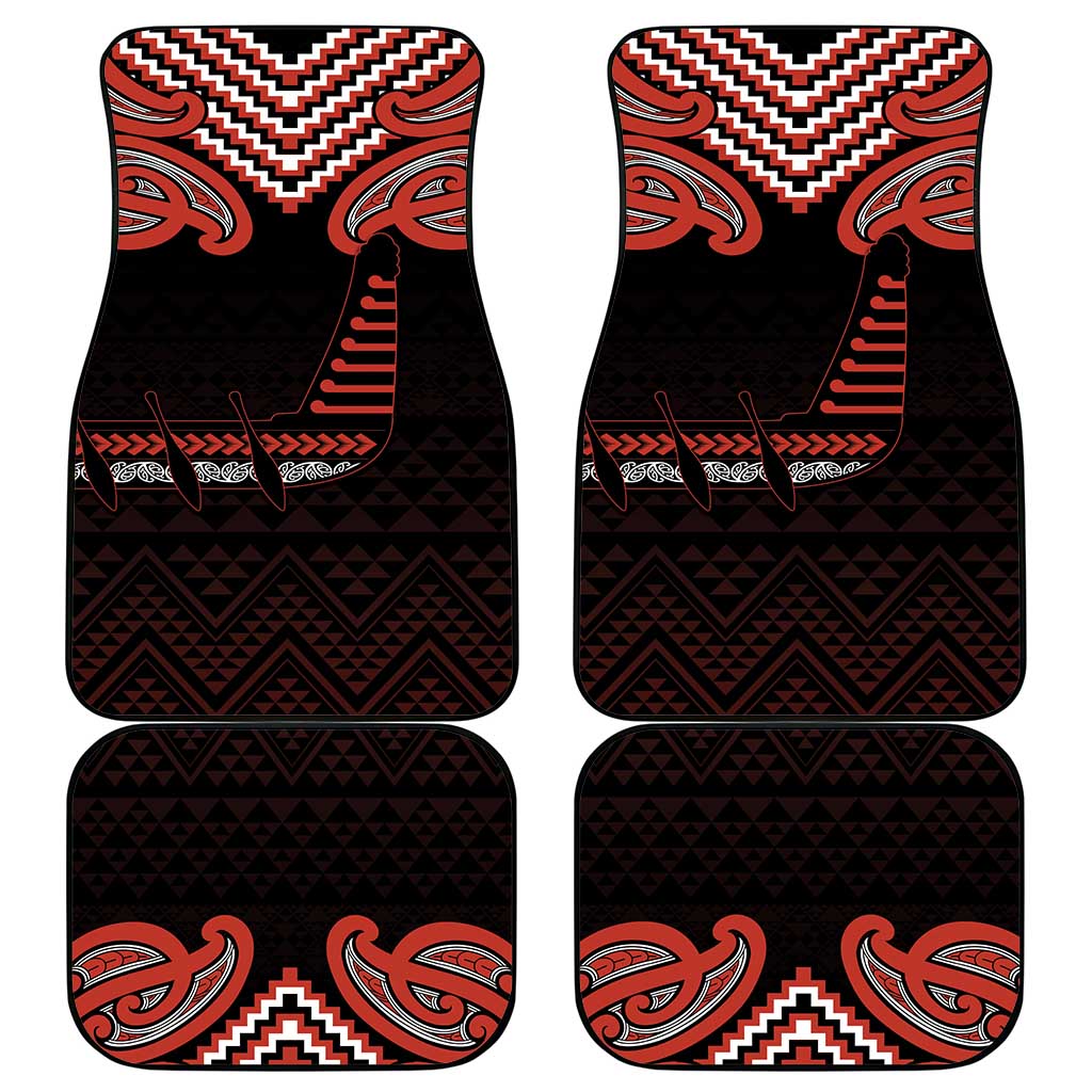 Maori Waitangi Car Mats Kotahitanga Poutama Mix Whakairo - Aussie Hoodie