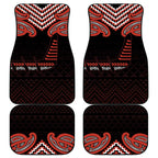 Maori Waitangi Car Mats Kotahitanga Poutama Mix Whakairo - Aussie Hoodie