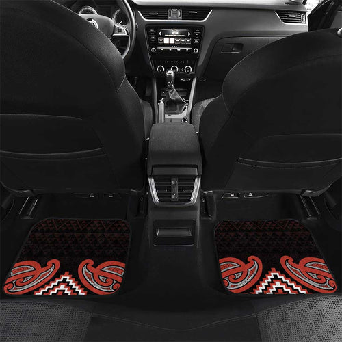 Maori Waitangi Car Mats Kotahitanga Poutama Mix Whakairo - Aussie Hoodie