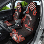 Maori Waitangi Car Seat Cover Kotahitanga Poutama Mix Whakairo - Aussie Hoodie