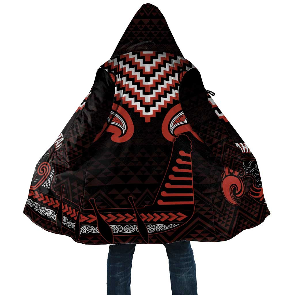 Maori Waitangi Cloak Kotahitanga Poutama Mix Whakairo - Aussie Hoodie