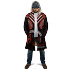 Maori Waitangi Cloak Kotahitanga Poutama Mix Whakairo - Aussie Hoodie