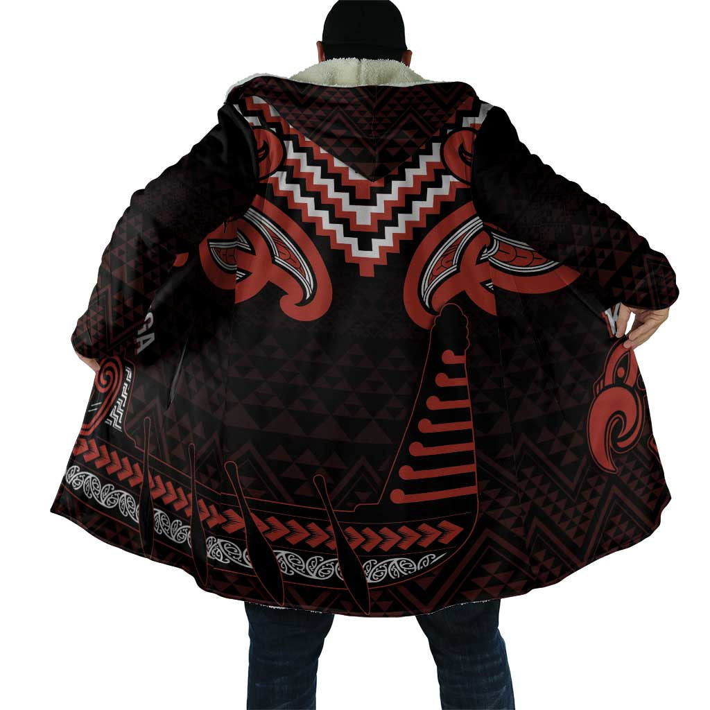 Maori Waitangi Cloak Kotahitanga Poutama Mix Whakairo - Aussie Hoodie