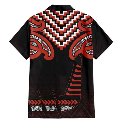 Maori Waitangi Family Matching Mermaid Dress and Hawaiian Shirt Kotahitanga Poutama Mix Whakairo - Aussie Hoodie