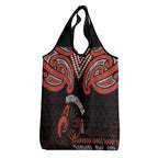 Maori Waitangi Grocery Bag Kotahitanga Poutama Mix Whakairo - Aussie Hoodie