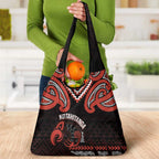 Maori Waitangi Grocery Bag Kotahitanga Poutama Mix Whakairo - Aussie Hoodie