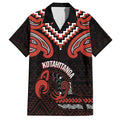 Maori Waitangi Hawaiian Shirt Kotahitanga Poutama Mix Whakairo - Aussie Hoodie