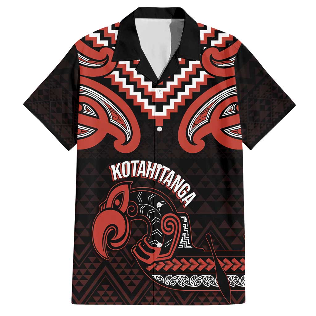 Maori Waitangi Hawaiian Shirt Kotahitanga Poutama Mix Whakairo - Aussie Hoodie