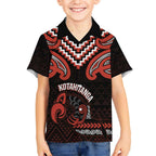 Maori Waitangi Hawaiian Shirt Kotahitanga Poutama Mix Whakairo - Aussie Hoodie