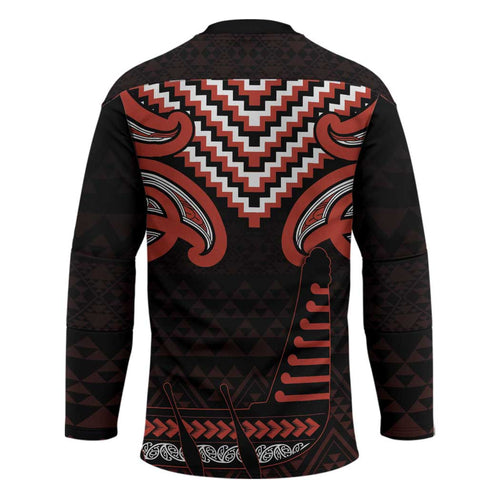 Maori Waitangi Hockey Jersey Kotahitanga Poutama Mix Whakairo - Aussie Hoodie