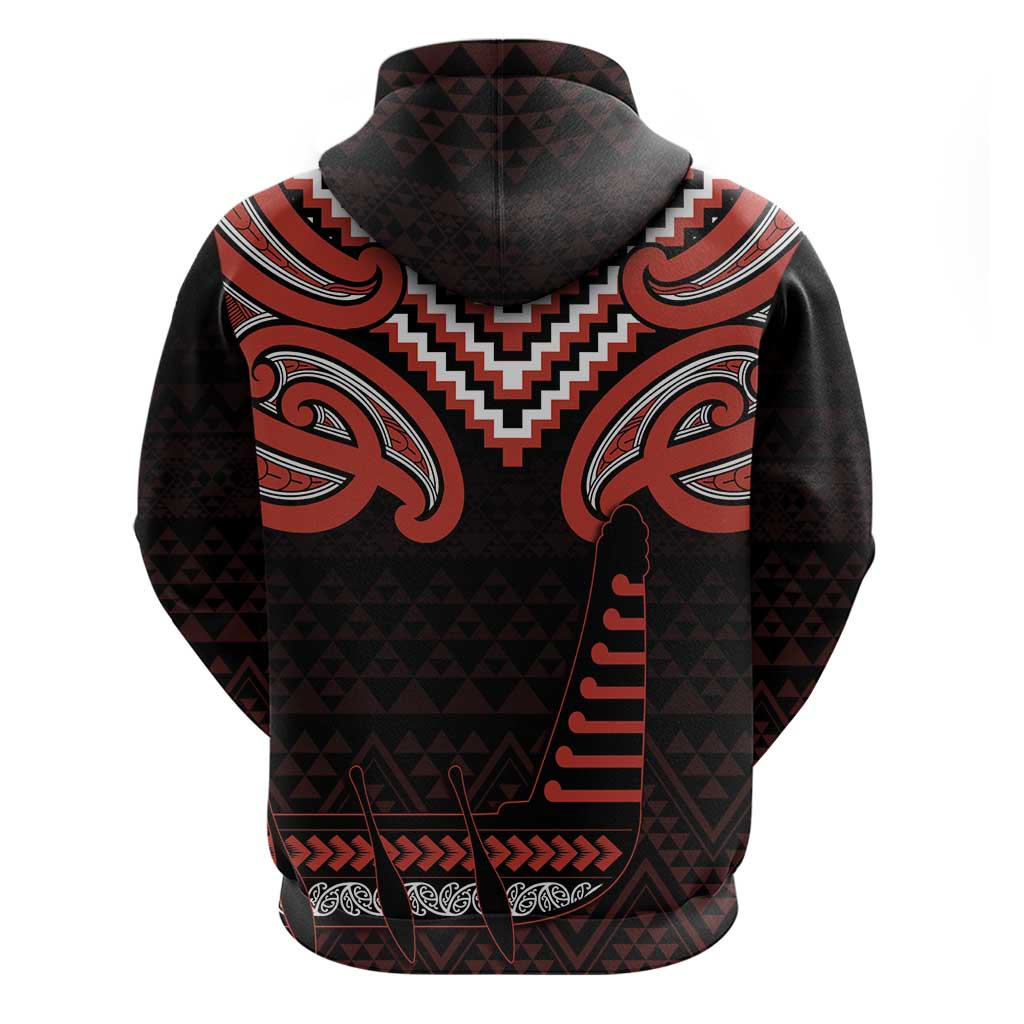 Maori Waitangi Hoodie Kotahitanga Poutama Mix Whakairo - Aussie Hoodie