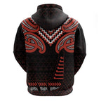 Maori Waitangi Hoodie Kotahitanga Poutama Mix Whakairo - Aussie Hoodie