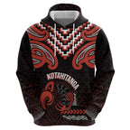 Maori Waitangi Hoodie Kotahitanga Poutama Mix Whakairo - Aussie Hoodie