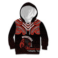Maori Waitangi Kid Hoodie Kotahitanga Poutama Mix Whakairo - Aussie Hoodie