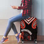 Maori Waitangi Luggage Cover Kotahitanga Poutama Mix Whakairo - Aussie Hoodie