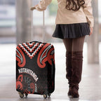 Maori Waitangi Luggage Cover Kotahitanga Poutama Mix Whakairo - Aussie Hoodie