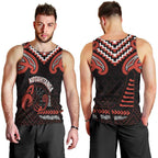 Maori Waitangi Men Tank Top Kotahitanga Poutama Mix Whakairo - Aussie Hoodie