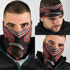 Maori Waitangi Neck Gaiter Kotahitanga Poutama Mix Whakairo - Aussie Hoodie