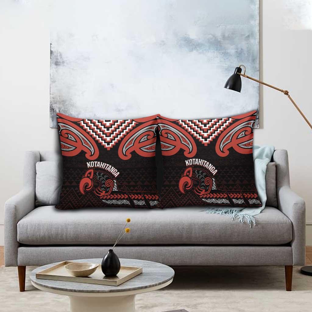 Maori Waitangi Pillow Cover Kotahitanga Poutama Mix Whakairo - Aussie Hoodie
