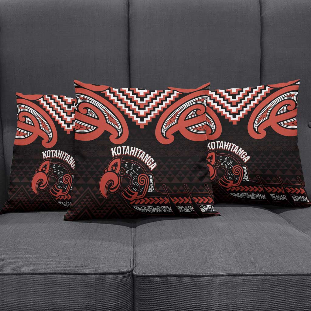 Maori Waitangi Pillow Cover Kotahitanga Poutama Mix Whakairo - Aussie Hoodie