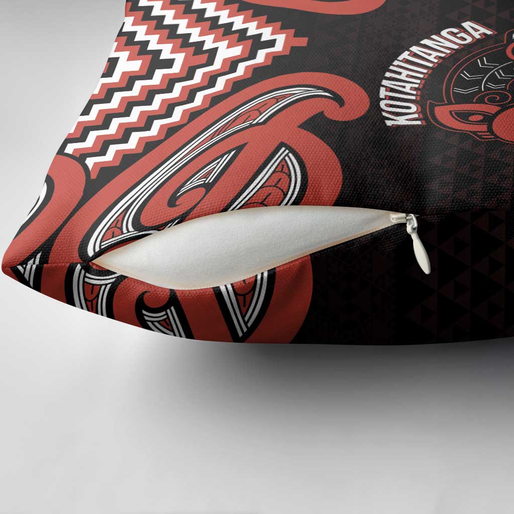 Maori Waitangi Pillow Cover Kotahitanga Poutama Mix Whakairo - Aussie Hoodie