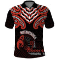 Maori Waitangi Polo Shirt Kotahitanga Poutama Mix Whakairo - Aussie Hoodie